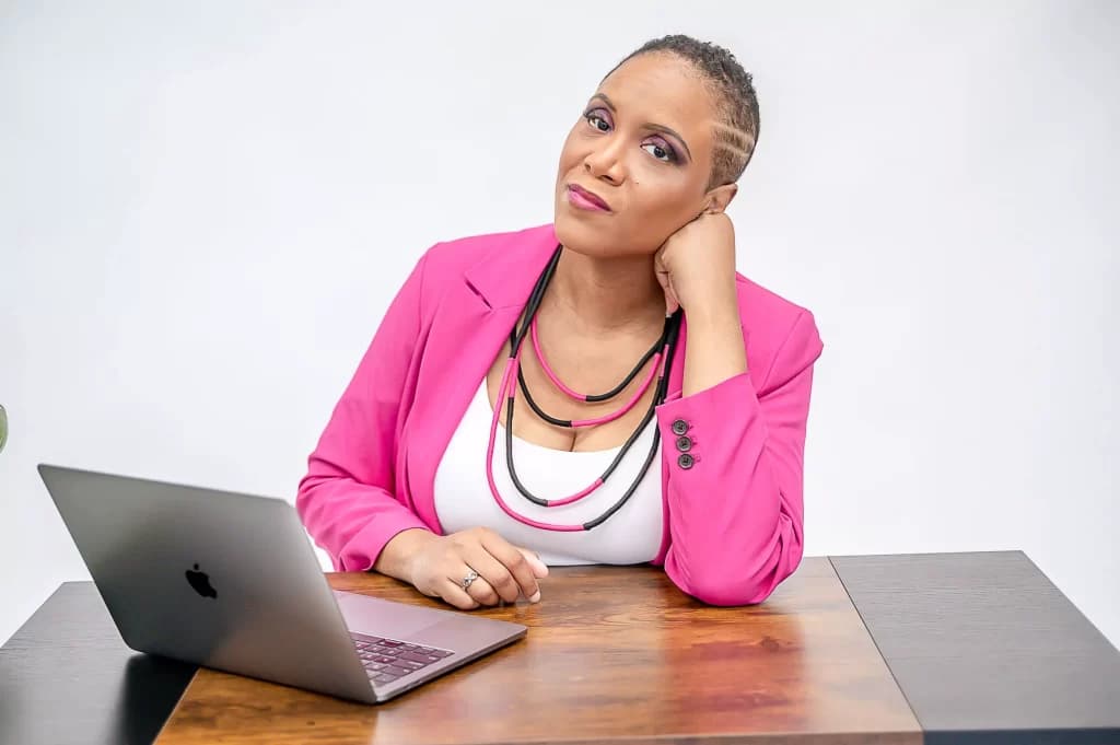 Chanté Ramsey leading a working session